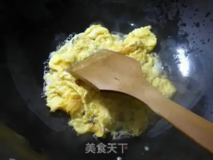 Make Egg spinach fried rice step 4