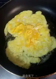 Make Mushroom egg fried rice step 3