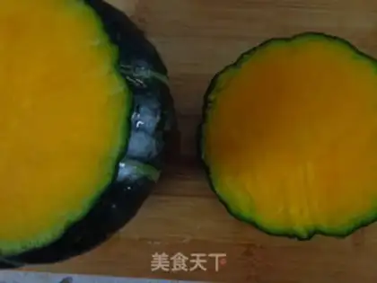 Make Pumpkin cuisine rice step 2