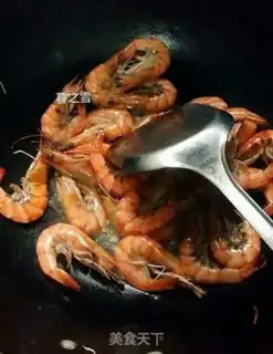 Make Red burning shrimp step 3