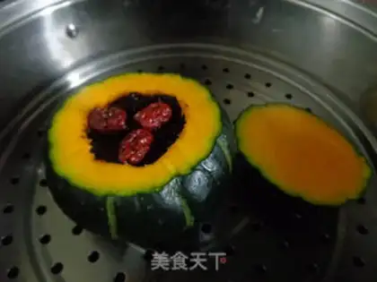 Make Pumpkin cuisine rice step 9