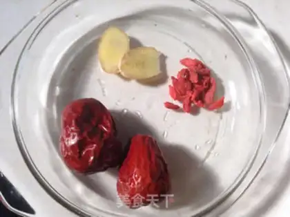 Make Ginger-snack date red sugar step 0