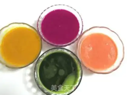 Make Five-colour dumplings step 1