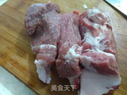 Make Pineapple sauce and roast meat step 1