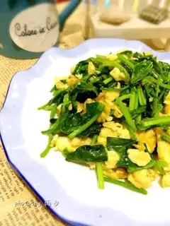 Make Spinach fried eggs step 6