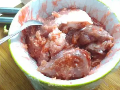 Make Pineapple sauce and roast meat step 2