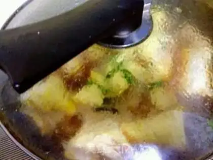 Make Eggskin bag, tofu step 15