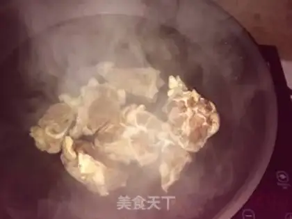 Make Pork bones from the mountain poach step 5