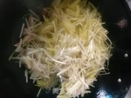 Make Garlic fried meat step 5