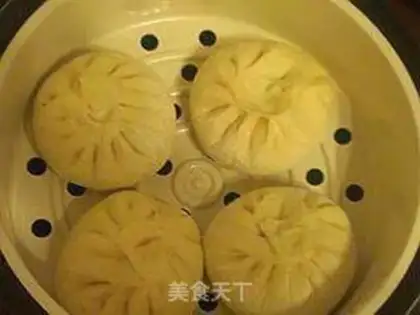 Make Pork cabbage buns step 19