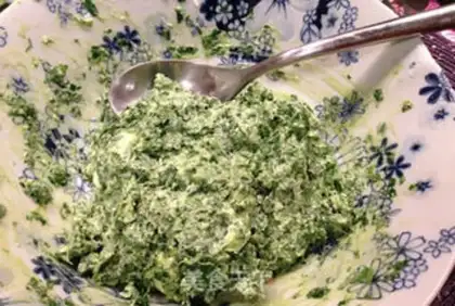 Make Spinach cheese step 1