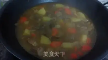Make Curry potato beef step 7