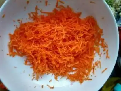Make Carrot eggcake step 1