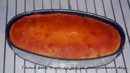 Make Grapefruit pound cake step 3