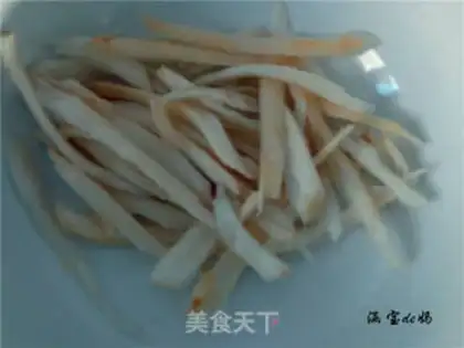 Make Apricot noodle step 1