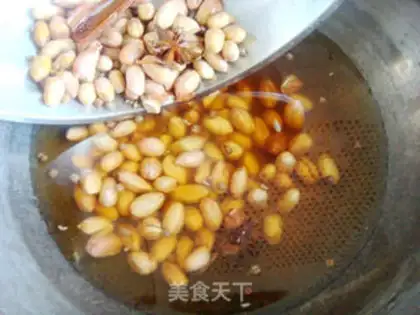 Make Cooking peanut rice step 2