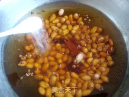 Make Cooking peanut rice step 3