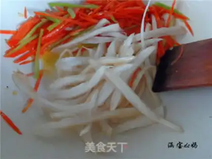 Make Apricot noodle step 6