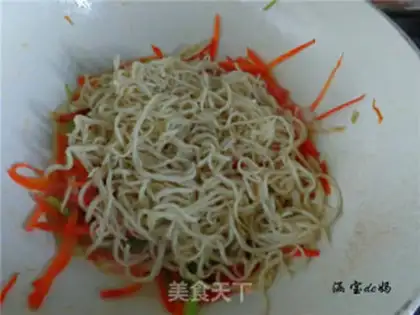 Make Apricot noodle step 8