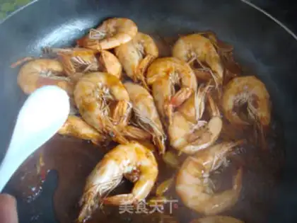 Make Red burning shrimp step 15