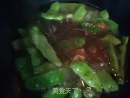 Make Pork bean-fruit stew step 3