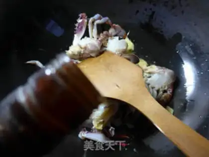 Make Crab with saloon sauce step 3