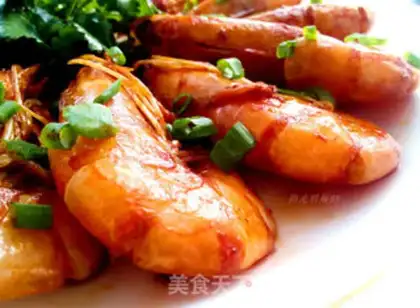 Make Red burning shrimp step 21