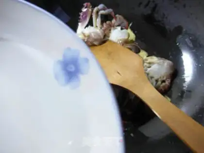 Make Crab with saloon sauce step 4