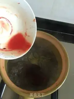 Make A fan of chicken blood and potatoes step 3