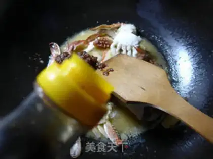 Make Crab with saloon sauce step 7