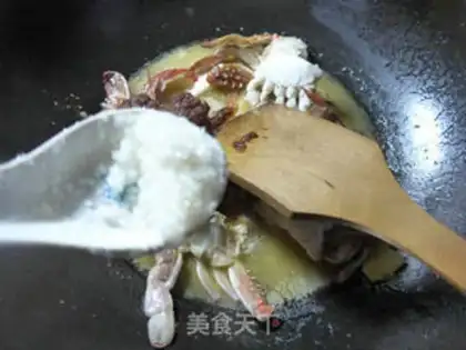Make Crab with saloon sauce step 8