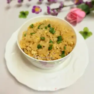 Make Onion egg fried rice step 8