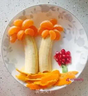 Make Coconut fruit platter step 2