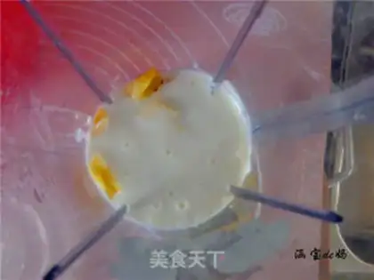 Make Pineapple yogurt shake step 2