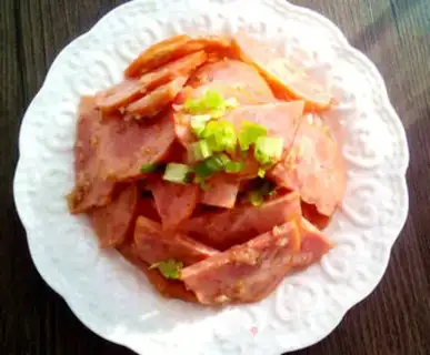 Make Cold ham and sausage step 11