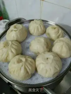 Make Fresh meat buns step 20