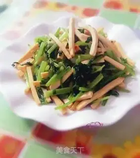 Make Celery fried beans step 5