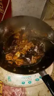 Make Pine mushroom potato chicken step 3