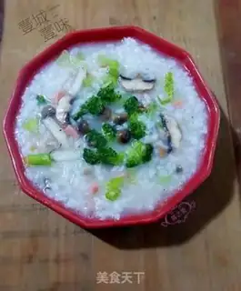 Make Porridge of mushrooms and vegetables step 4