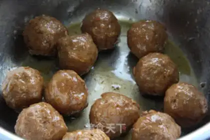Make The fragrance of beefballs step 3