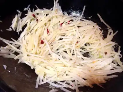 Make Potato burrito step 7