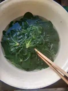 Make Sesame spinach step 2