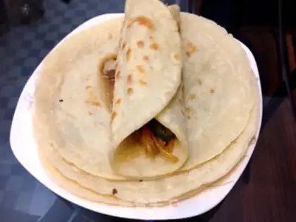 Make Potato burrito step 10