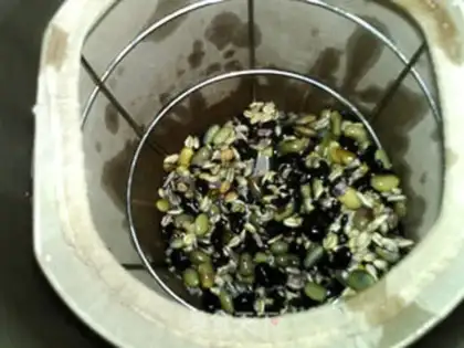 Make Black rice oats, black soybean step 4