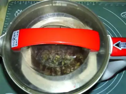 Make Black rice oats, black soybean step 6