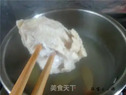 Make The cold hand tore the chicken step 6