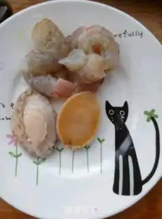 Make Seafood congee step 1
