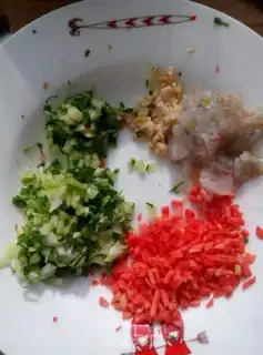 Make Seafood congee step 2