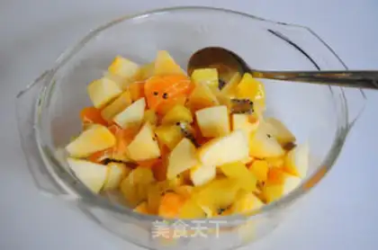 Make walnut fruit cake step 1