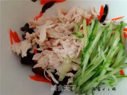 Make The cold hand tore the chicken step 13